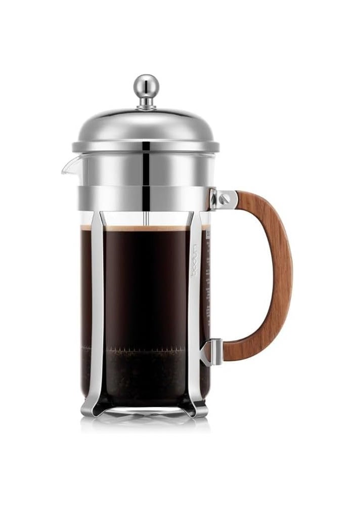 Bodum Chambord French Press with Wooden Handle, 1L - Image 1
